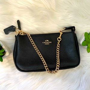 Brand New Coach Nolita 19 Black Leather Gold Hardware
